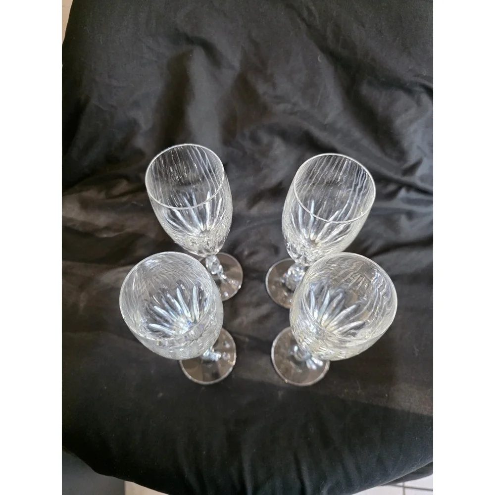 Set of 4 Zwiesel Glas Crystal Champagne Wine Flutes–8